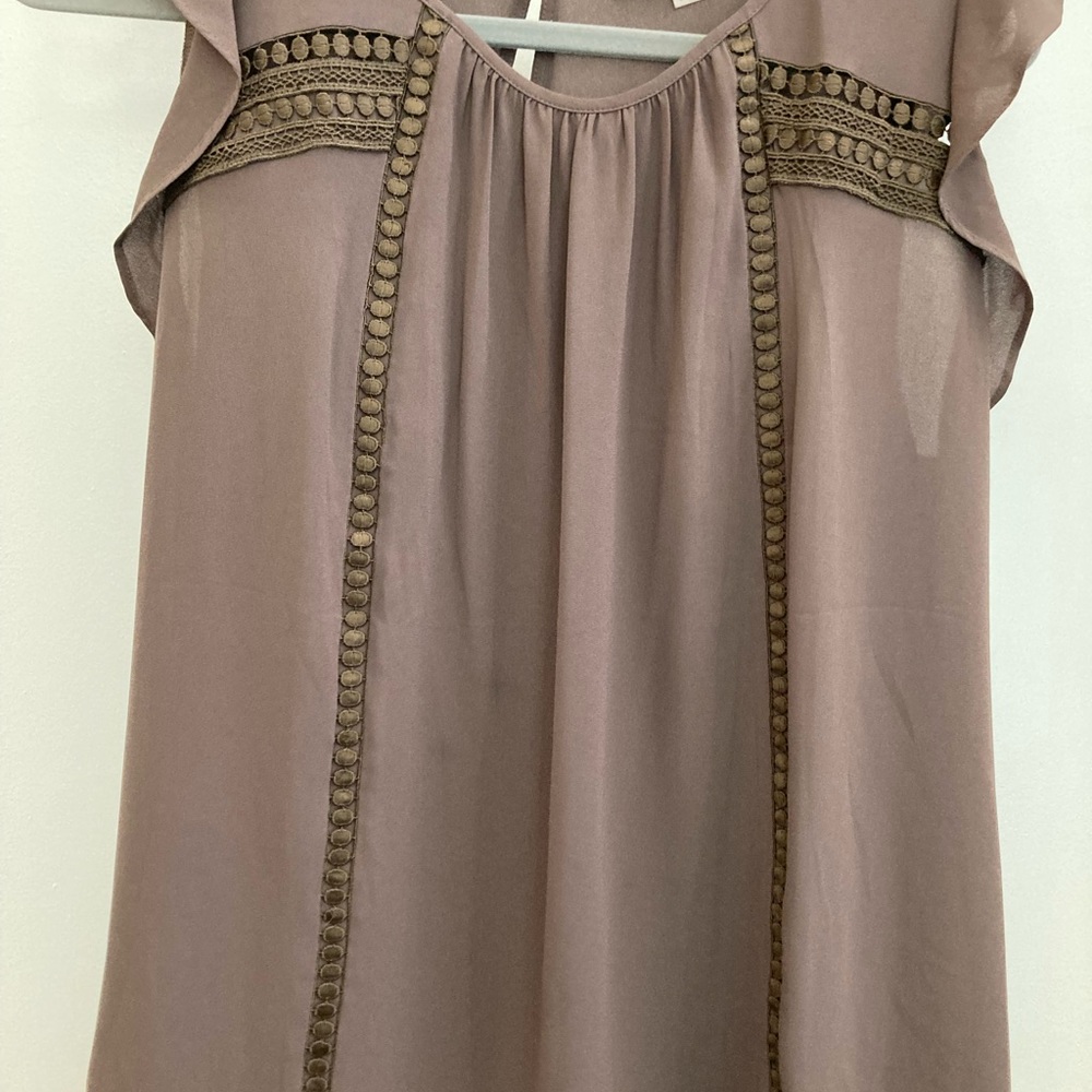 Olive green blouse